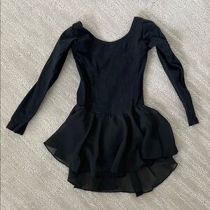 Black long sleeve leotard size 4ish